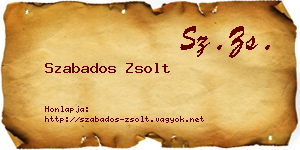 Szabados Zsolt névjegykártya